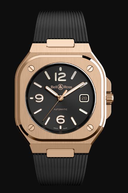 Bell & Ross BR 05 GOLD BR05A-BL-PG/SRB Replica Watch